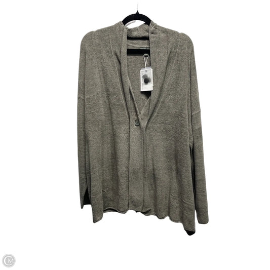 Sweater Cardigan By Barefoot Dreams In Green, Size: 1x