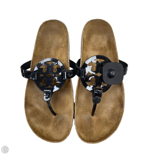Sandals Designer By Tory Burch In Black, Size: 9
