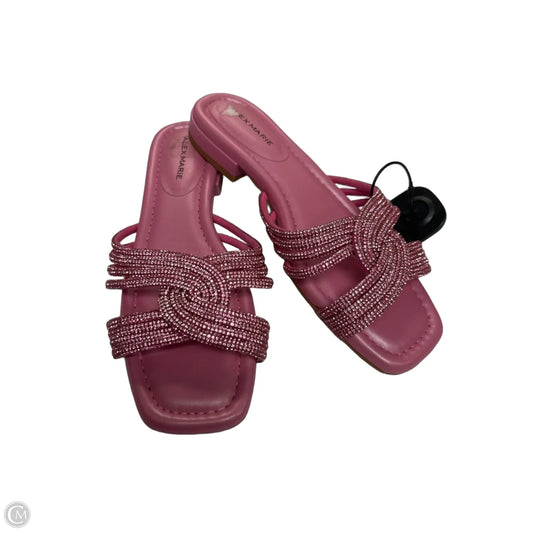Sandals Flats By Alex Marie In Pink, Size: 7