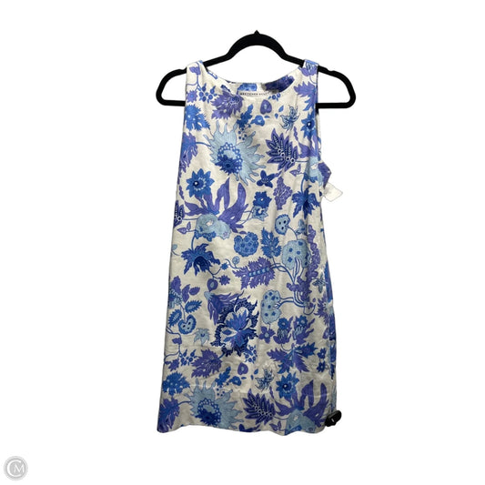 Dress Work By Gretchen Scott In Blue & White, Size: S