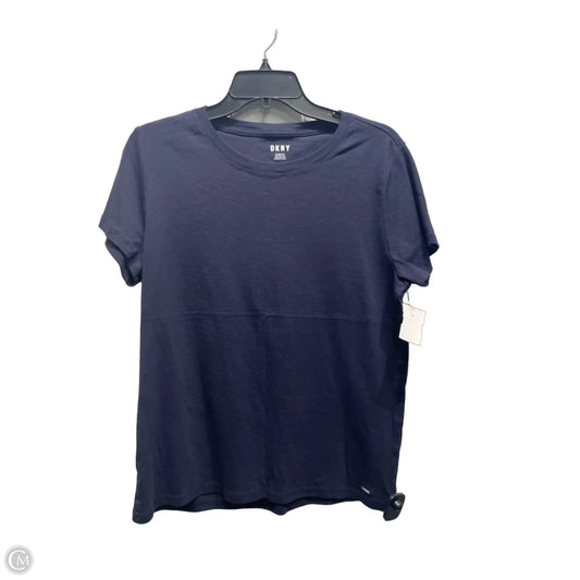 Top Short Sleeve Basic By Dkny In Navy, Size: Xl