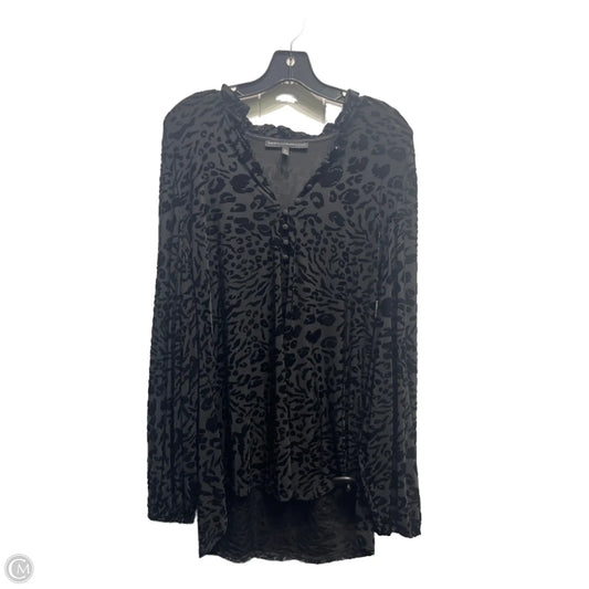 Top Long Sleeve By White House Black Market In Black, Size: Xl