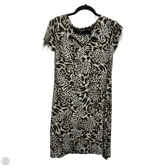 Dress Casual Short By Calvin Klein In Animal Print, Size: Xs