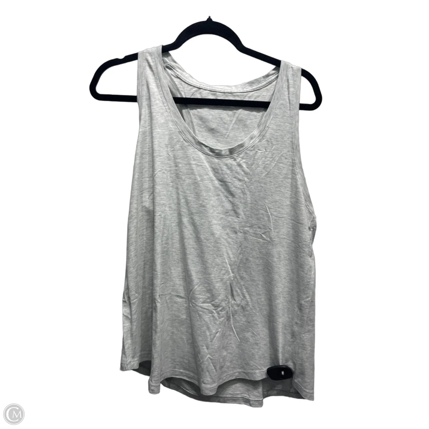 Athletic Tank Top By Lululemon In Grey, Size: L