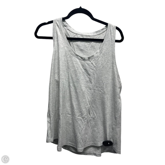 Athletic Tank Top By Lululemon In Grey, Size: L