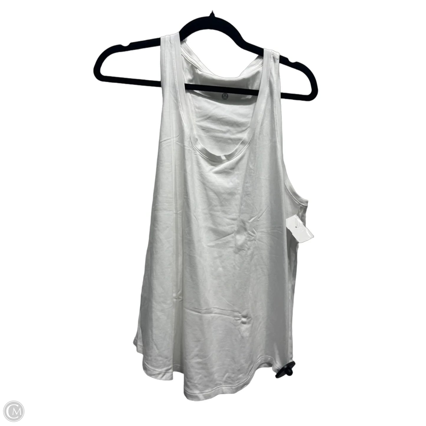 Athletic Tank Top By Lululemon In White, Size: Xl