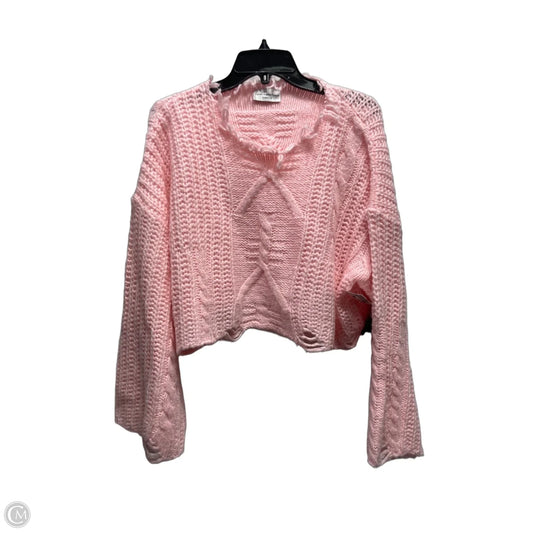 Sweater By THE NEW ENGLAND FLORIDIAN  In Pink, Size: S