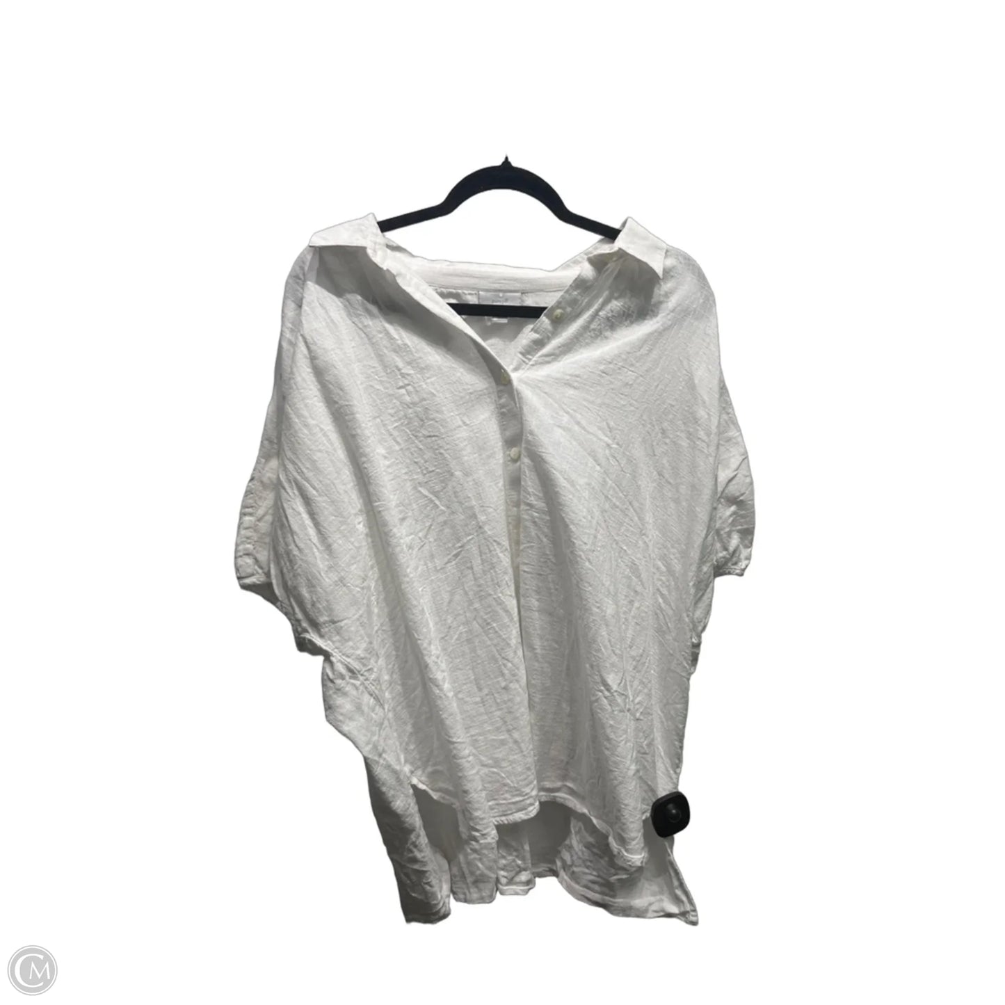 Top Short Sleeve By Pure Jill In White, Size: Xl