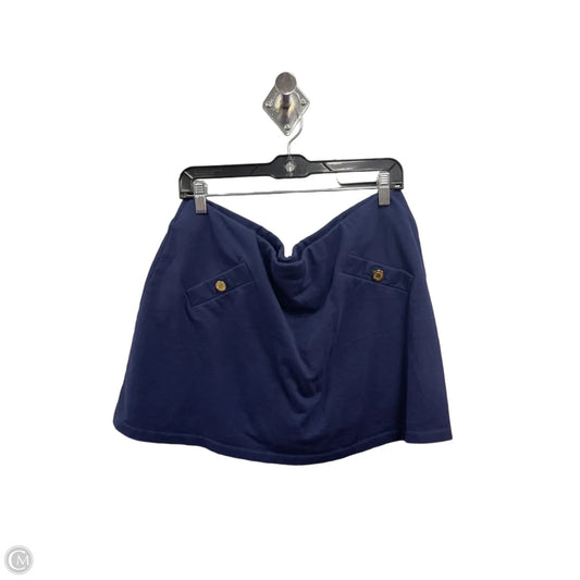 Skort Designer By Lilly Pulitzer In Navy, Size: Xl