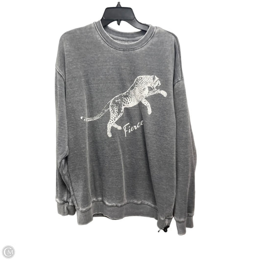 Sweatshirt Crewneck By goody two sleeves In Grey, Size: L