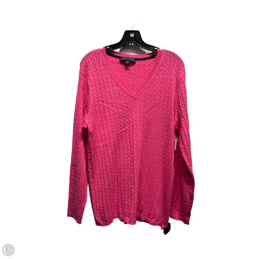 Sweater By Tommy Hilfiger In Pink, Size: Xl