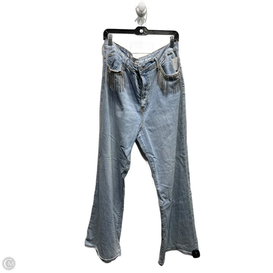 Jeans Boot Cut By s.o.n.g In Blue Denim, Size: Xl