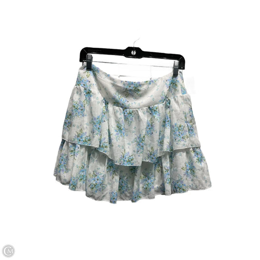 Skirt Mini & Short By Altard State In Blue & Purple, Size: Xl