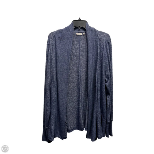 Sweater Cardigan By TEEZHER In Blue, Size: L