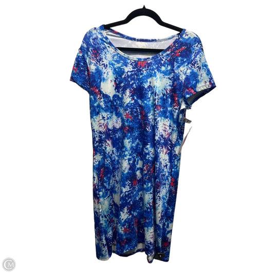 Dress Casual Short By Reel Legends In Blue & Red, Size: Mp
