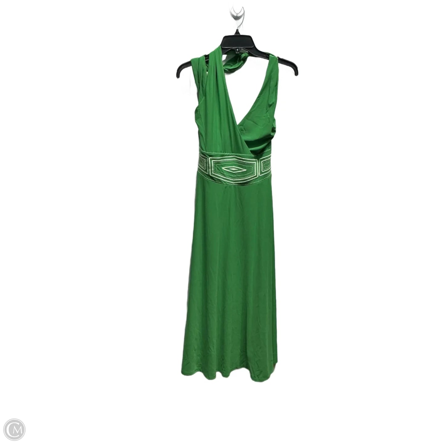 Dress Casual Midi By White House Black Market In Green, Size: 8