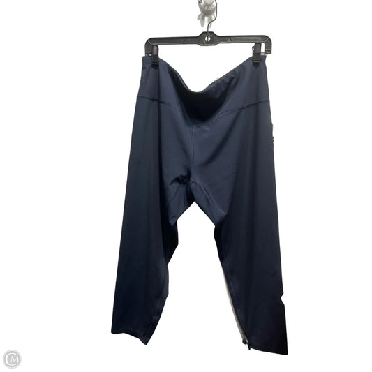 Athletic Leggings Capris By Rbx In Blue, Size: 2x