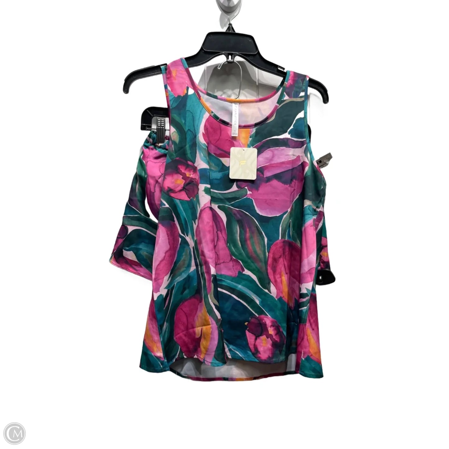 Shorts Set By Fabletics In Green & Purple, Size: S