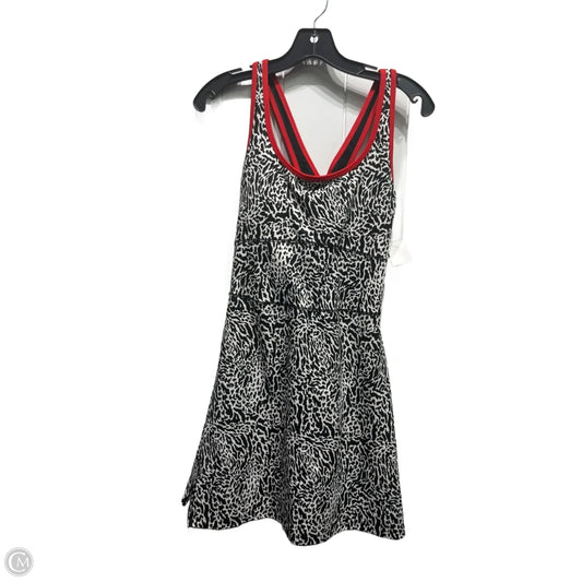 Athletic Dress By Fabletics In Black & White, Size: M