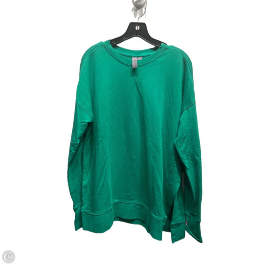Athletic Sweatshirt Crewneck By Sweaty Betty In Green, Size: 6