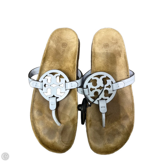 Sandals Designer By Tory Burch In Blue, Size: 10