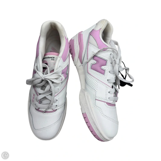 Shoes Sneakers By New Balance In Pink & White, Size: 8