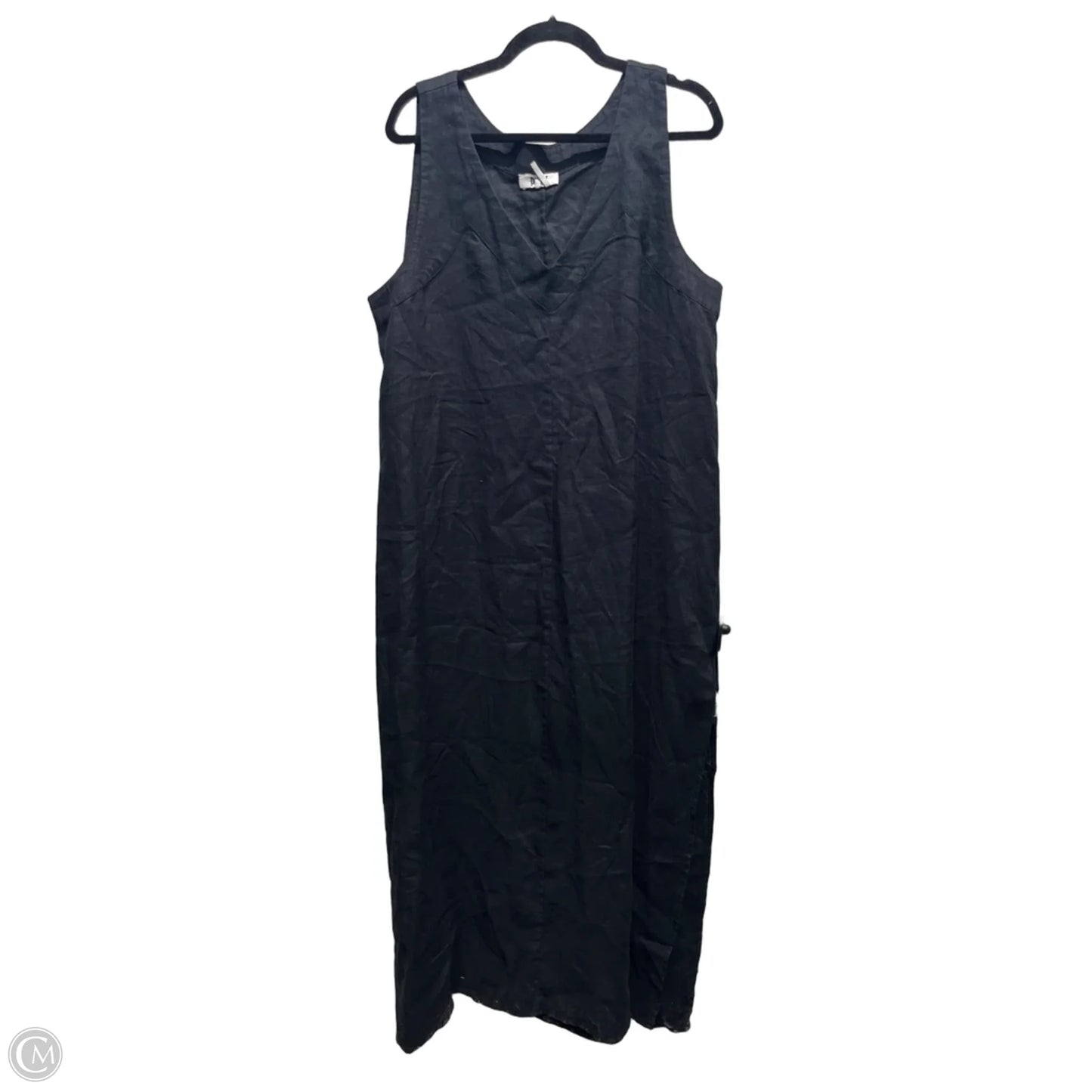 Dress Casual Maxi By Dkny In Black, Size: L