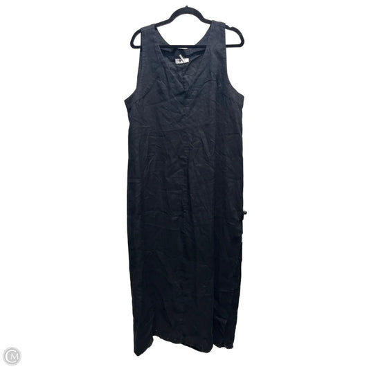 Dress Casual Maxi By Dkny In Black, Size: L