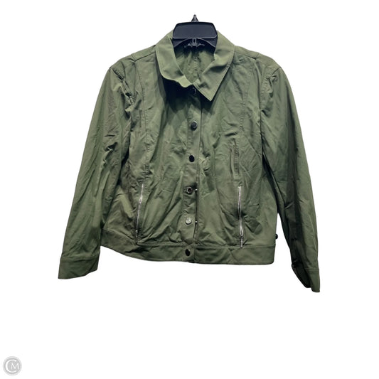 Jacket Designer By Lafayette 148 In Green, Size: Xl