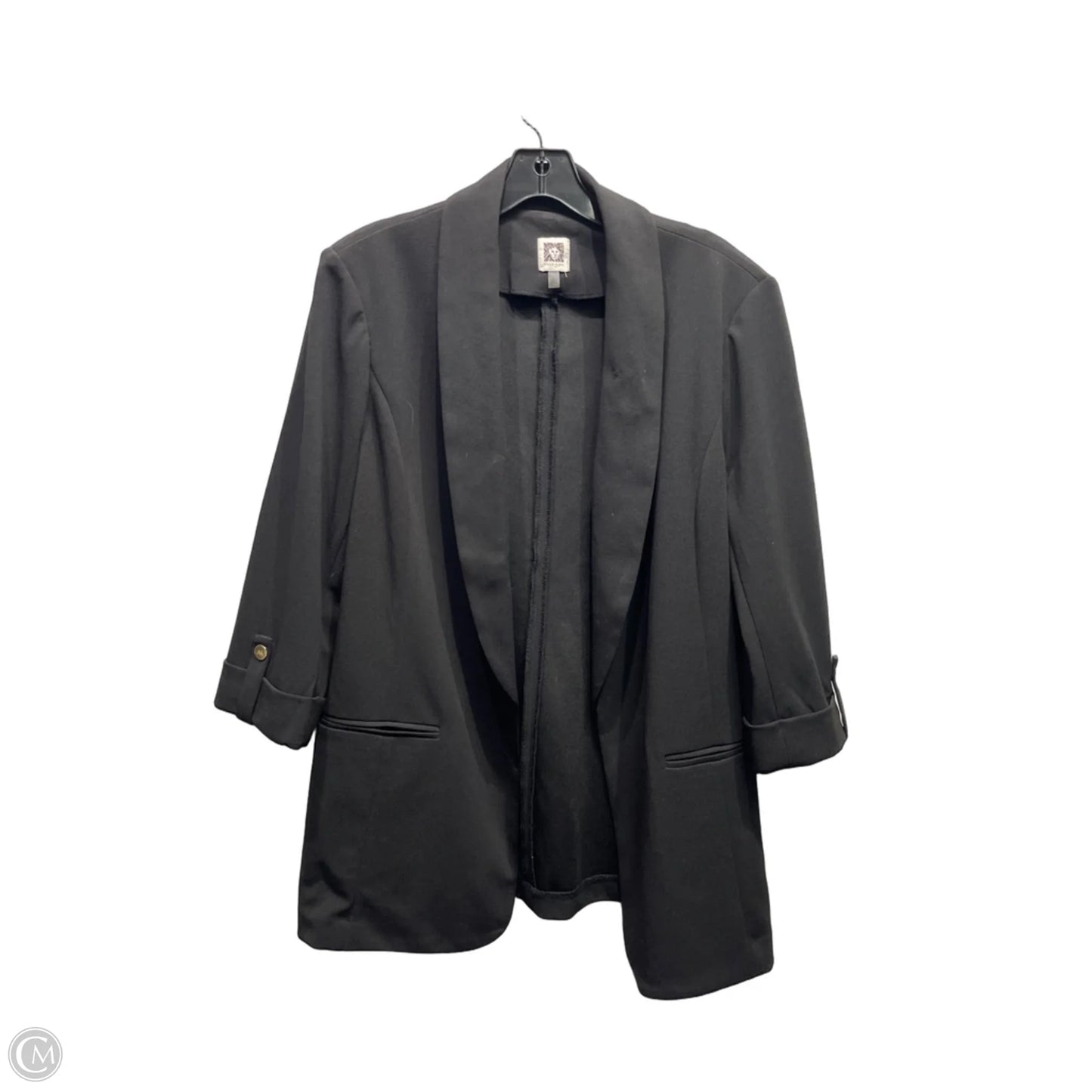 Blazer By Anne Klein In Black, Size: L