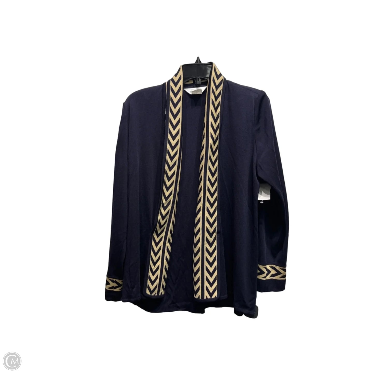 Cardigan By Misook In Navy, Size: L