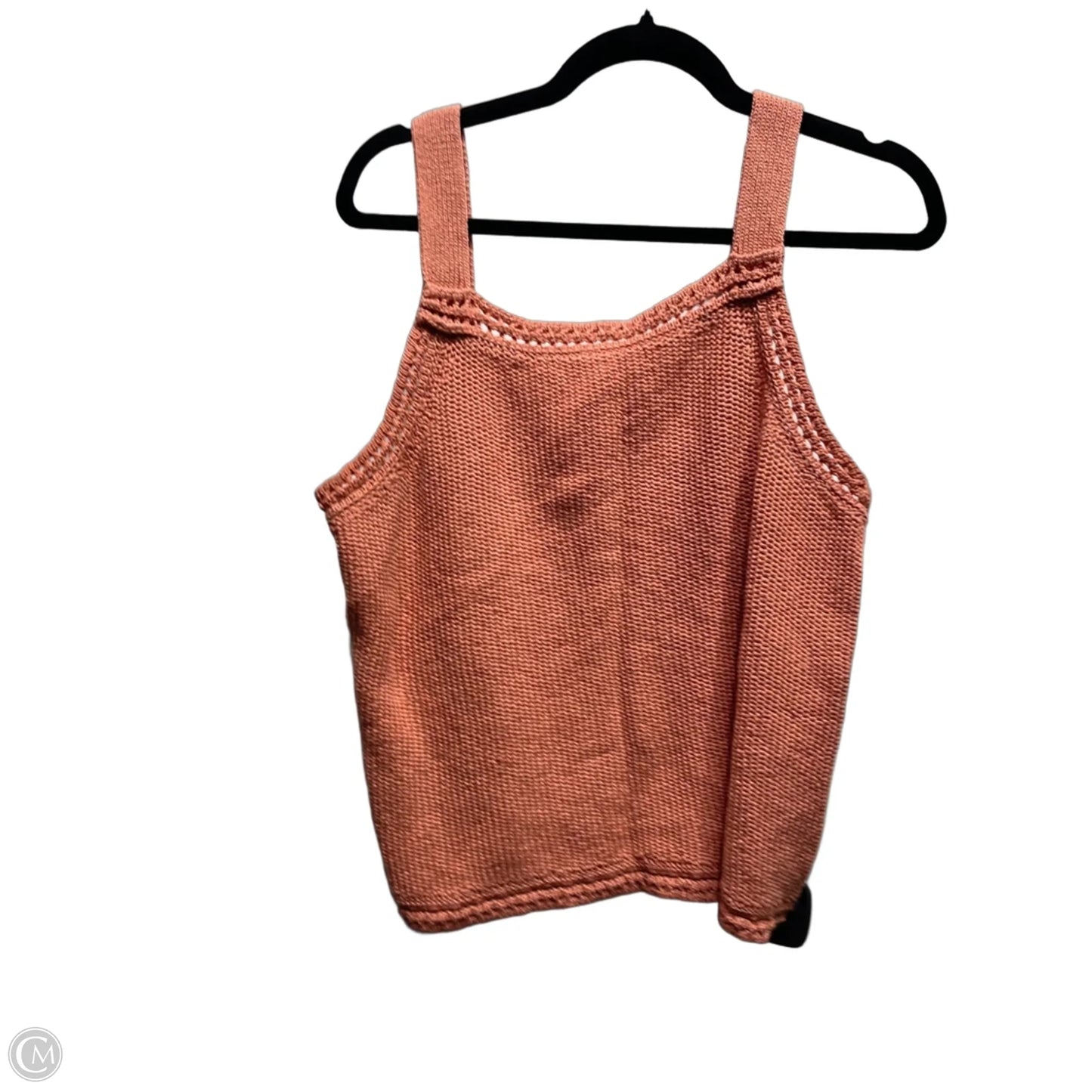 Top Sleeveless By Banana Republic In Coral, Size: L