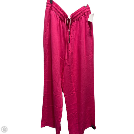 Pants Wide Leg By Halara In Pink, Size: Xl