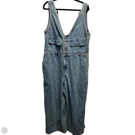 Overalls By Cider In Blue Denim, Size: 1x