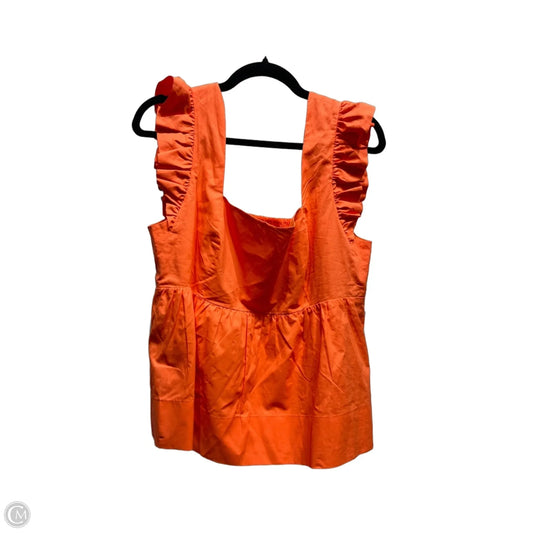 Top Short Sleeve Designer By Lilly Pulitzer In Orange, Size: 12