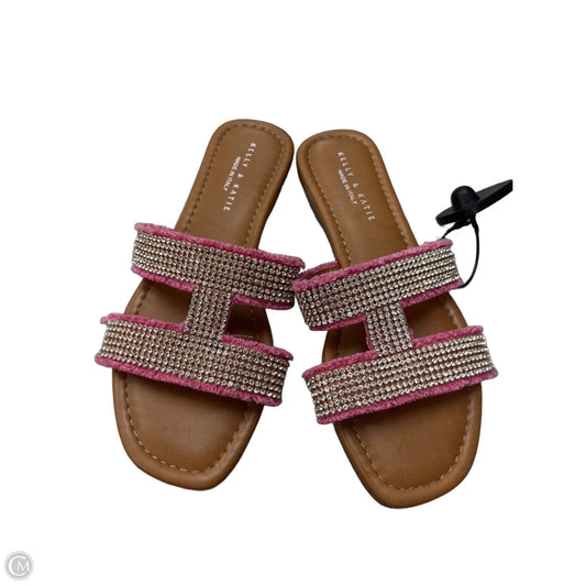 Sandals Flats By Kelly And Katie In Pink, Size: 8