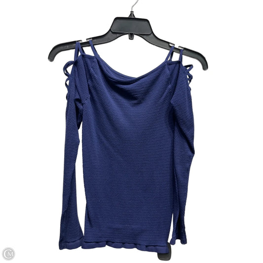 Top Long Sleeve By Free People In Blue, Size: M