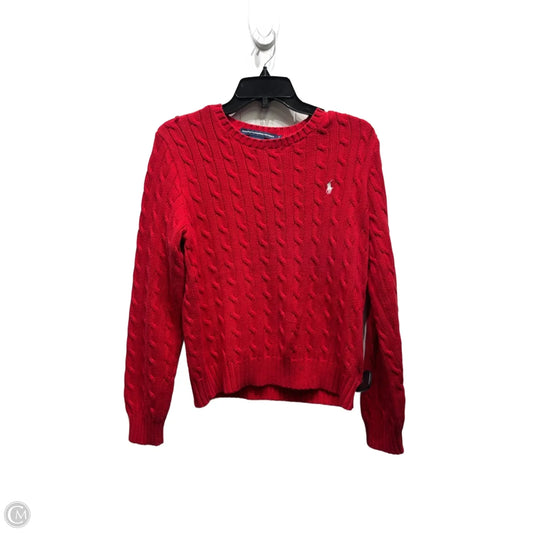 Sweater By Ralph Lauren Blue Label In Red, Size: Xl