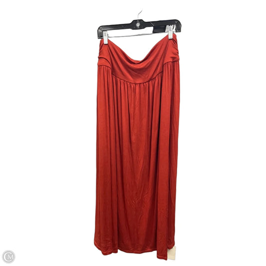 Skirt Maxi By Halara In Orange, Size: Xl