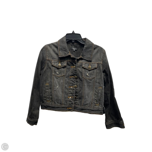 Jacket Denim By millou In Black Denim, Size: M