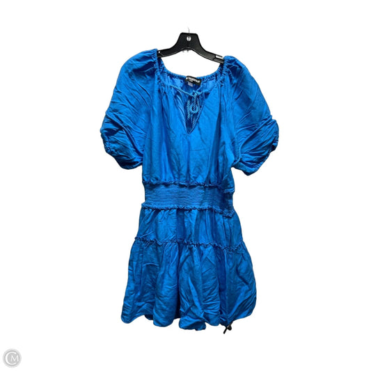 Dress Designer By Karl Lagerfeld In Blue, Size: 14