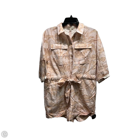 Romper By Ted Baker In Pink & Tan, Size: S