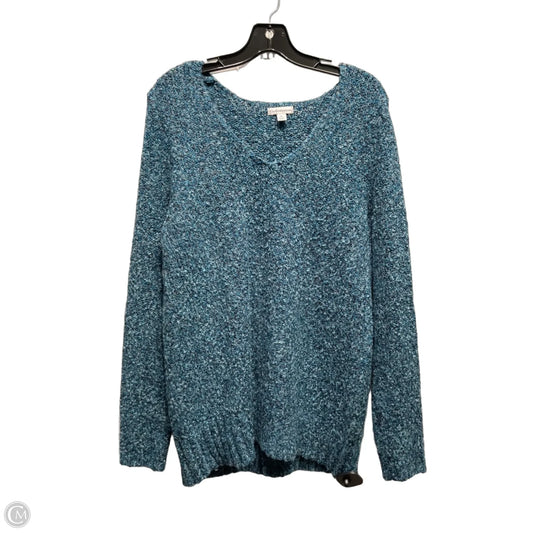 Sweater By Croft And Barrow In Blue, Size: Xl