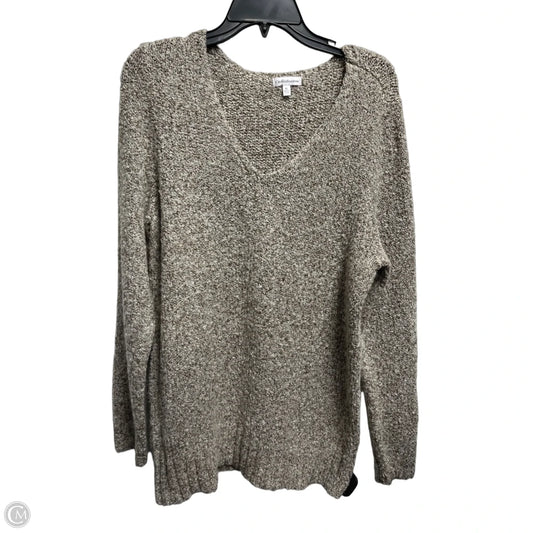 Sweater By Croft And Barrow In Tan, Size: Xl