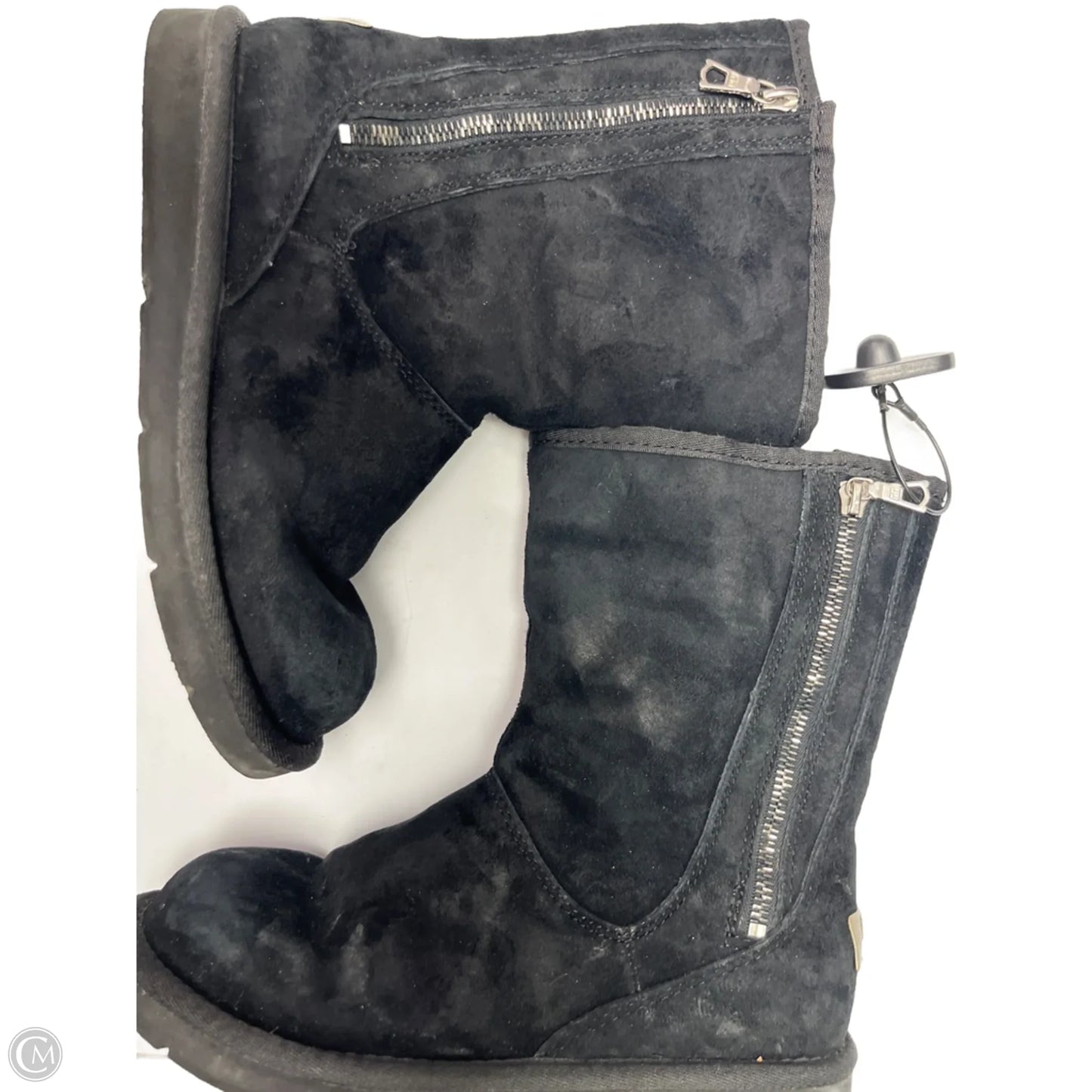 Boots Designer By Ugg In Black, Size: 6