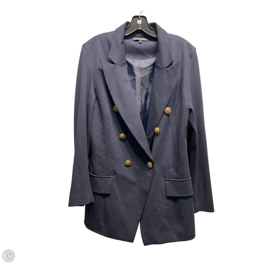 Blazer By Clothes Mentor In Navy, Size: Xl