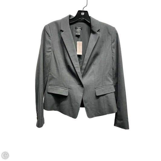 Blazer By Ann Taylor In Grey, Size: 4p
