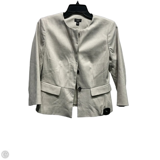 Blazer By Ann Taylor In Cream, Size: 4p