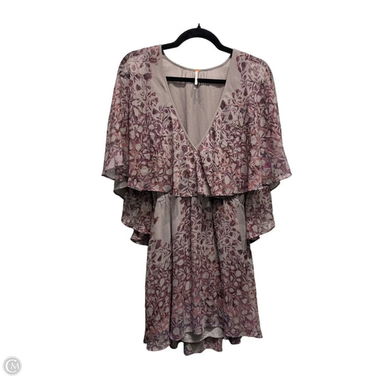 Dress Casual Short By Free People In Grey & Purple, Size: S