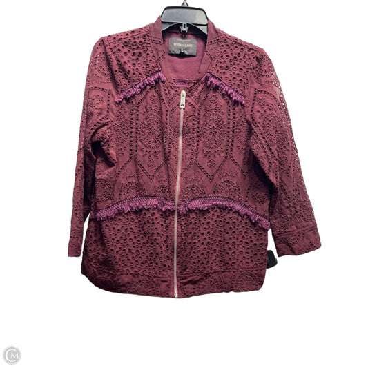 Jacket Other By River Island In Purple, Size: 12